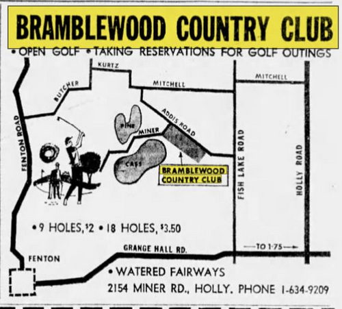 Bramblewood Country Club - Jun 25 1971 Ad (newer photo)